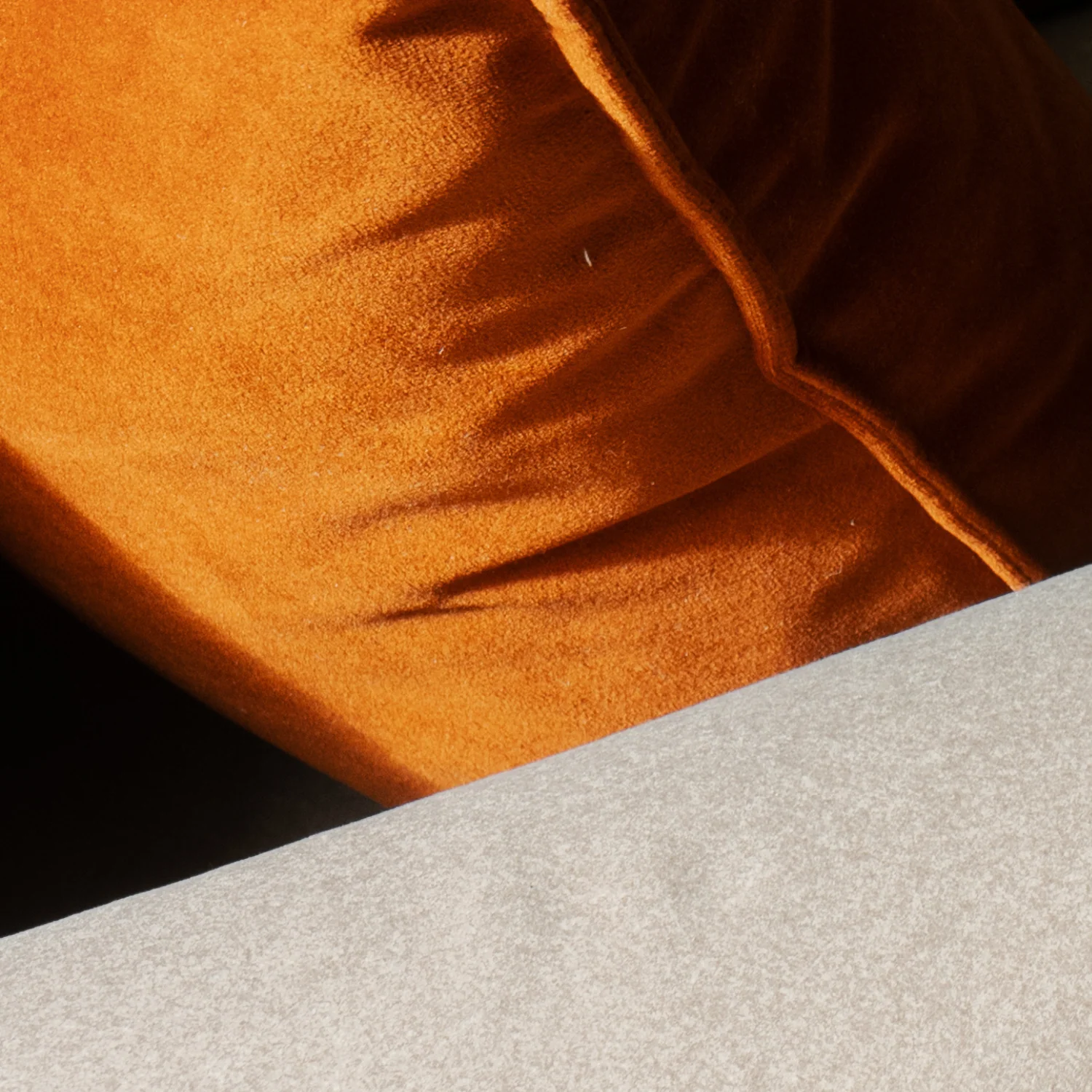 Velvet Rust Toss Pillow - Image 3