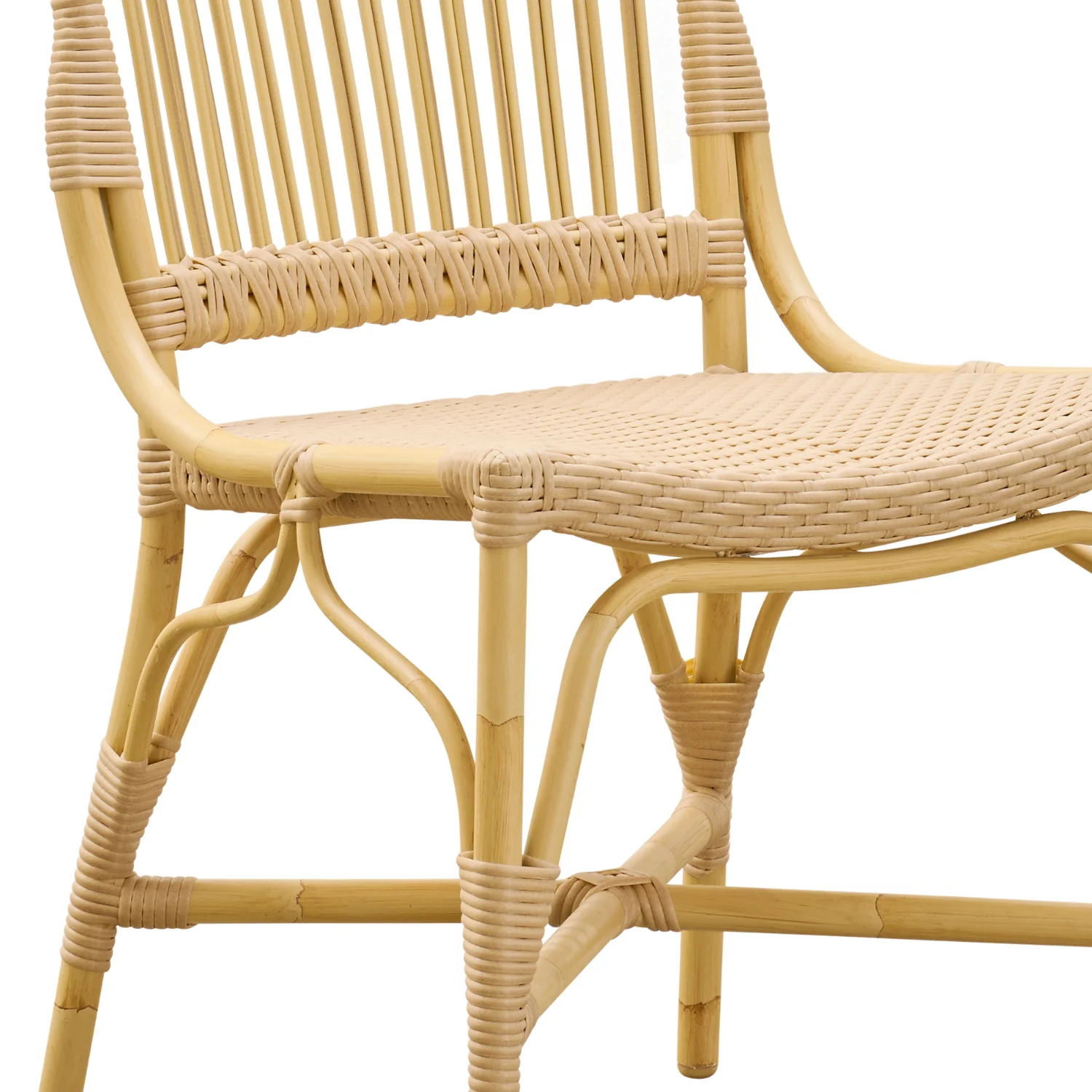 Venice Alu-Rattan Dining Side Chair w/ Cushion - Image 9