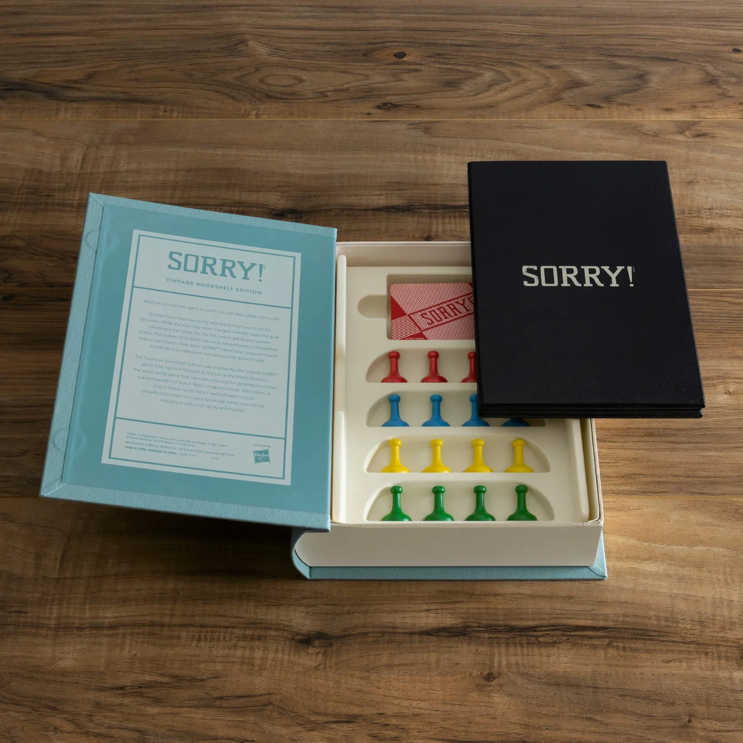 Vintage Bookshelf Board Games (Set of 4) - Battleship, Monopoly, Scrabble, Sorry! - Image 6