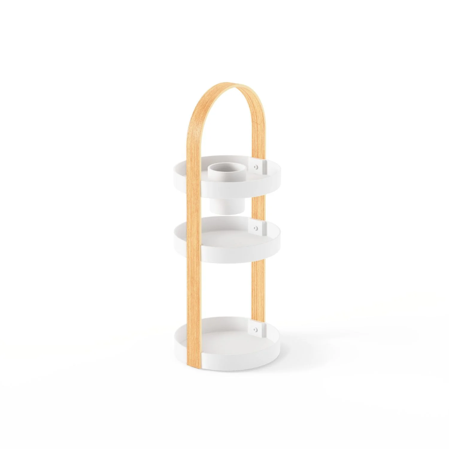 White Cosmetic Storage Caddy - Image 6