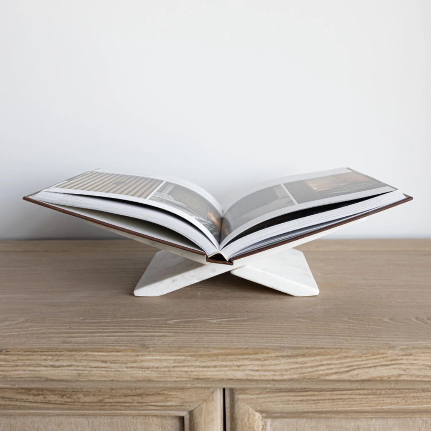 White Marble Book Stand - Image 3