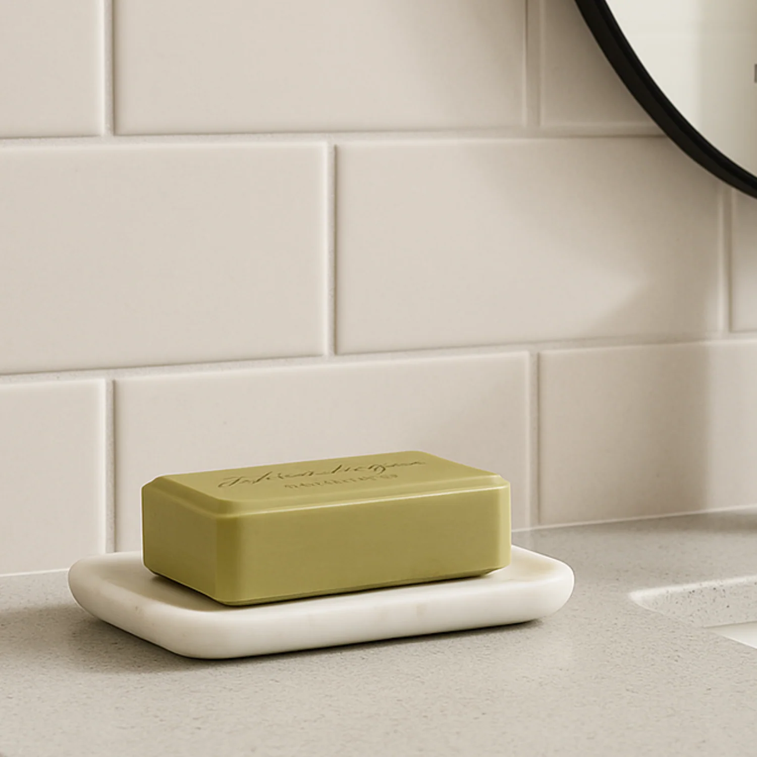 White Marble Soap Dish