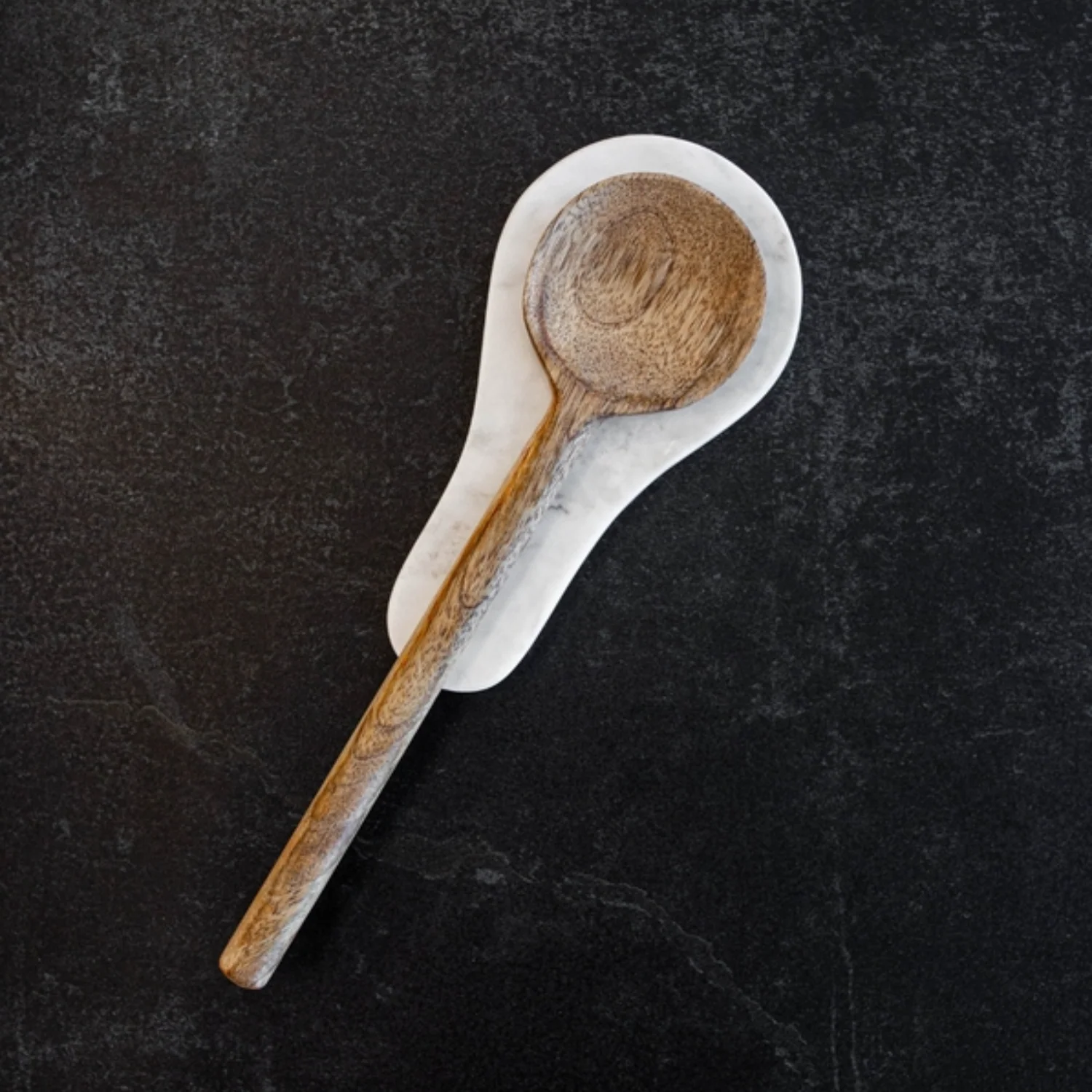 White Marble Spoon Rest - Image 2