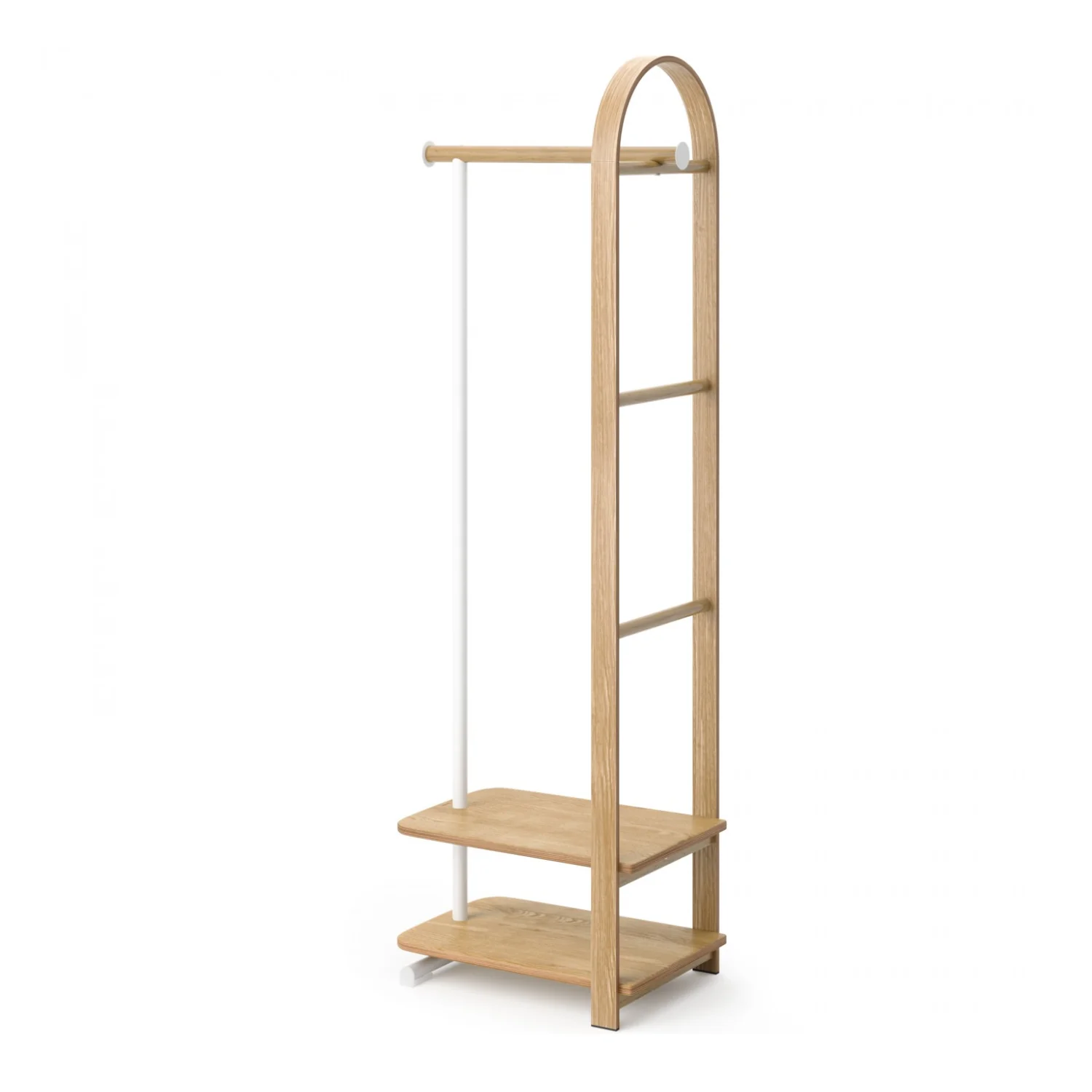 White/Natural Storage Rack - Image 6