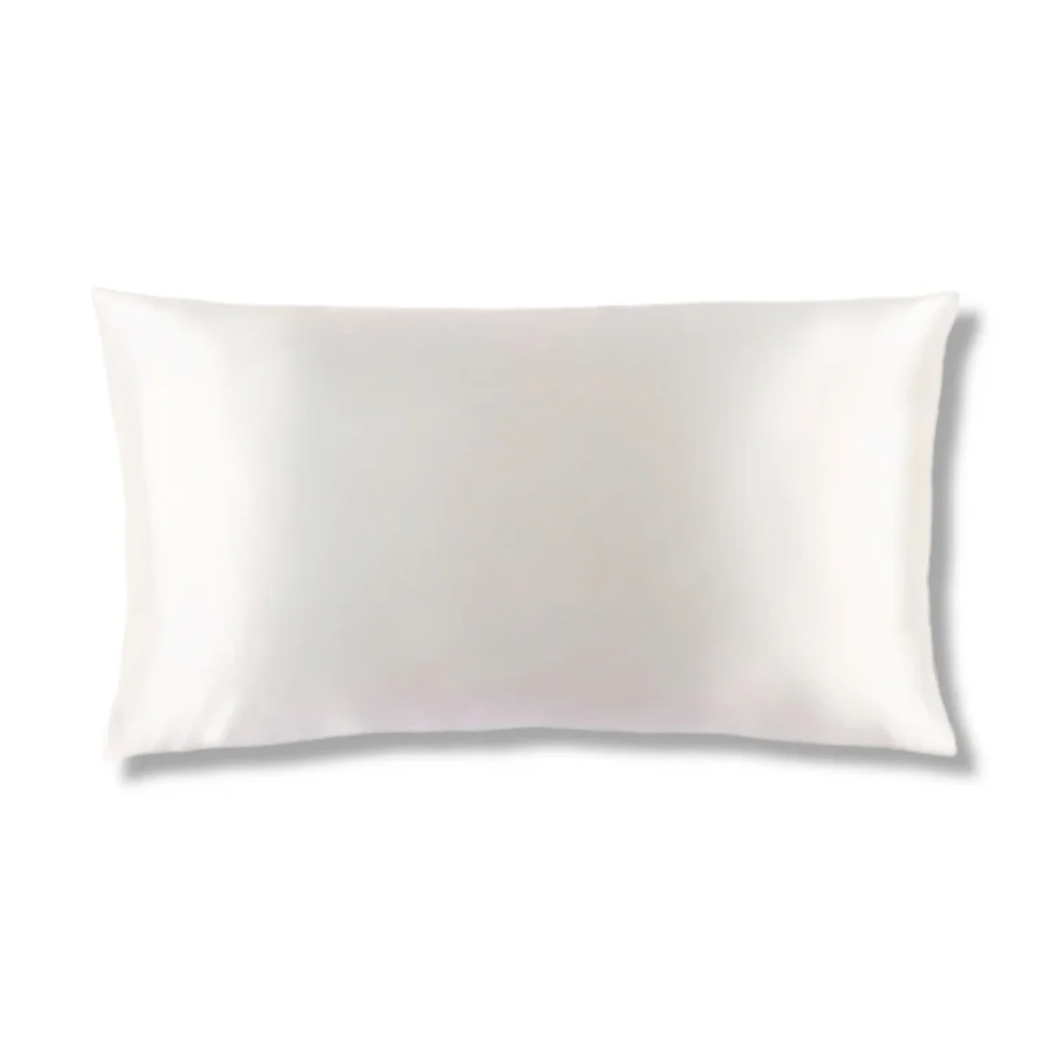 White Organic Silk Pillow Sham - Image 3