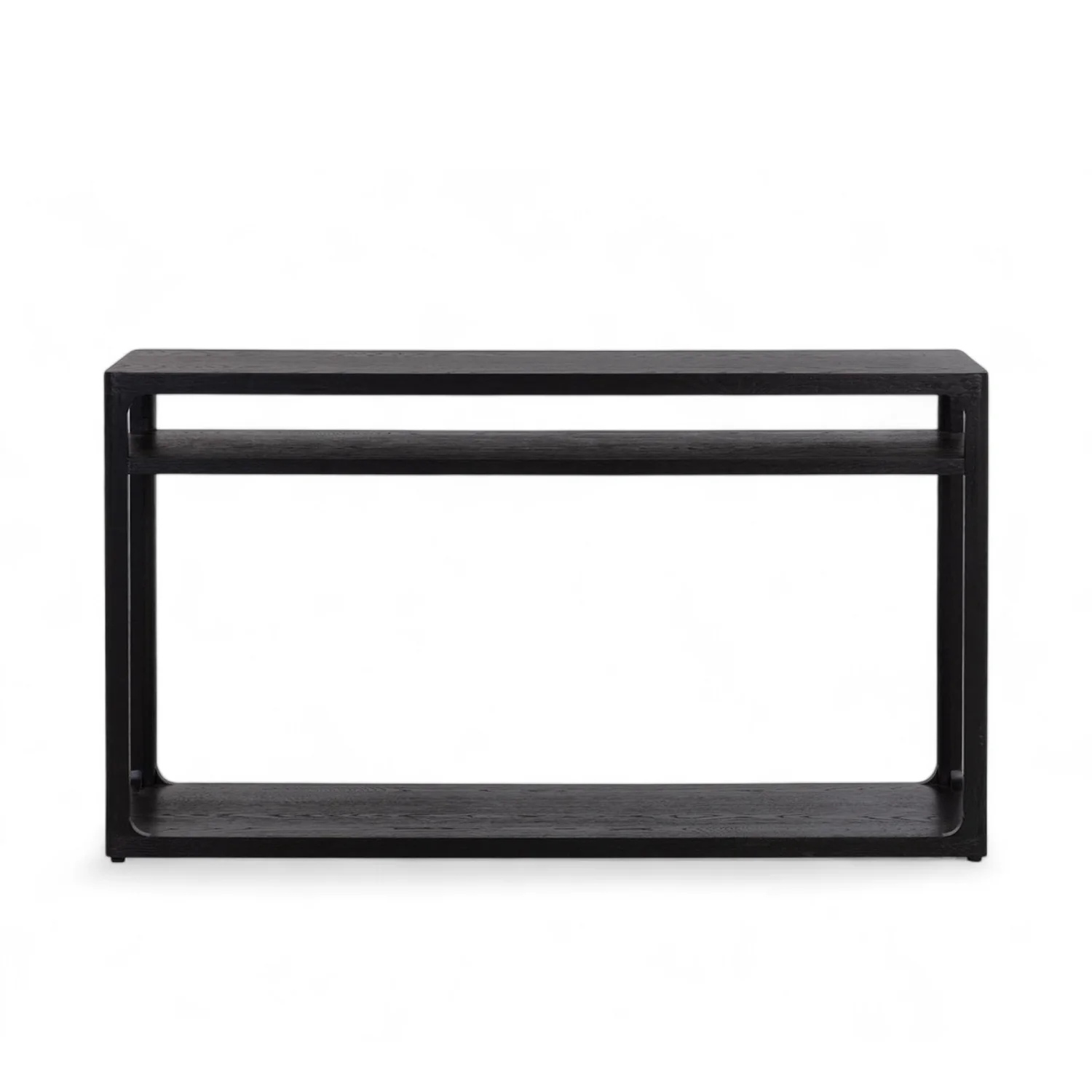 Windemere Oak Console Table - Black - Image 2