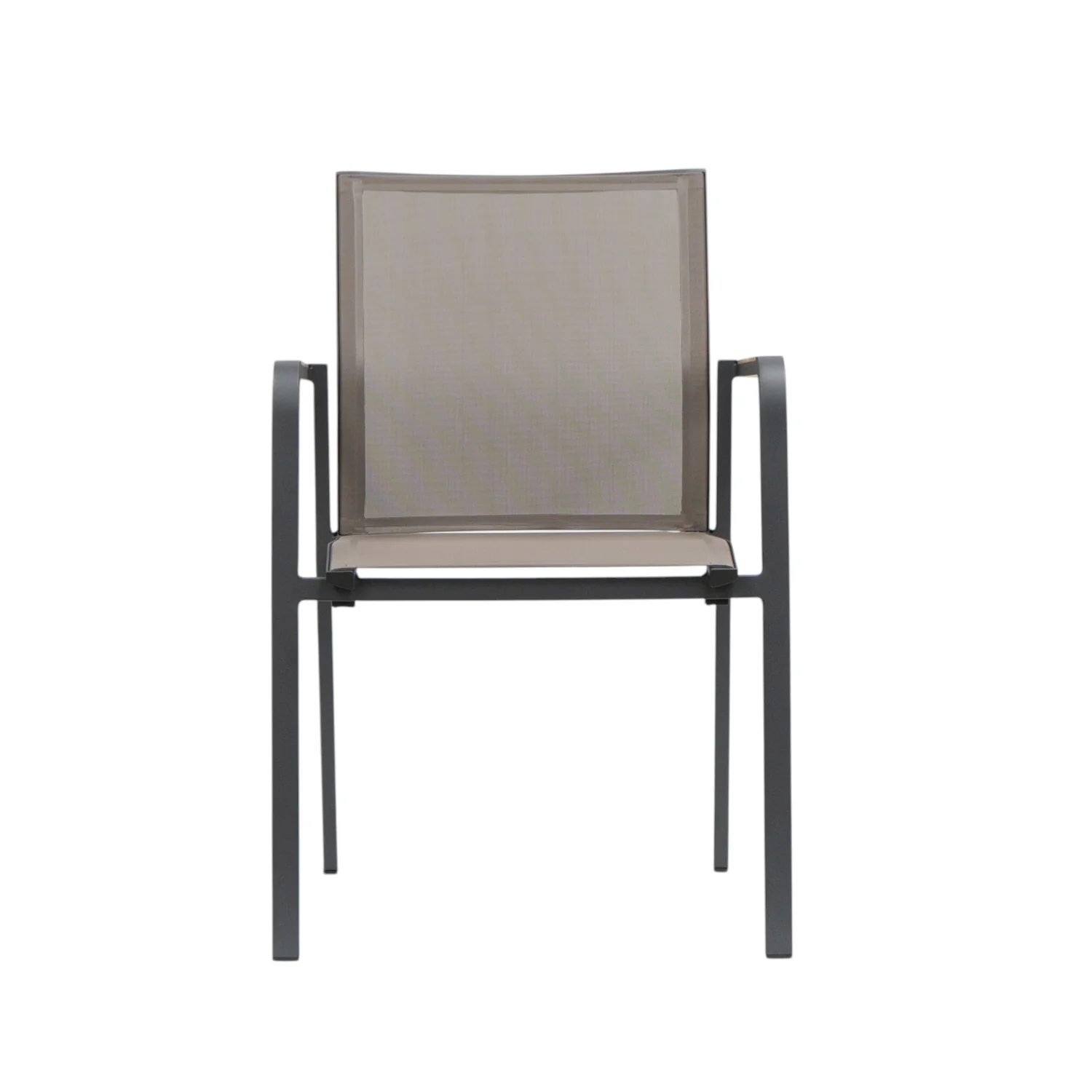 Windsor Stackable Dining Armchair - Charcoal/Moody Taupe - Image 4