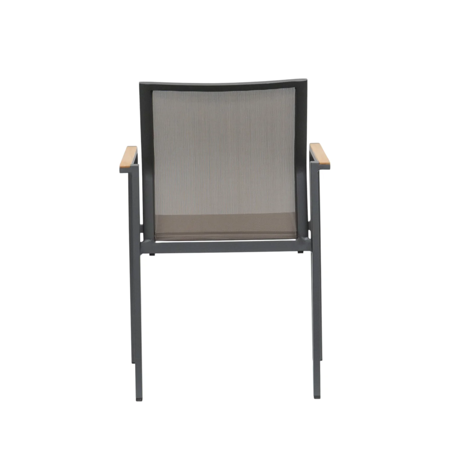 Windsor Stackable Dining Armchair - Charcoal/Moody Taupe - Image 6